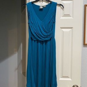 Girls from Savoy, draped dress, sleeveless, size Medium